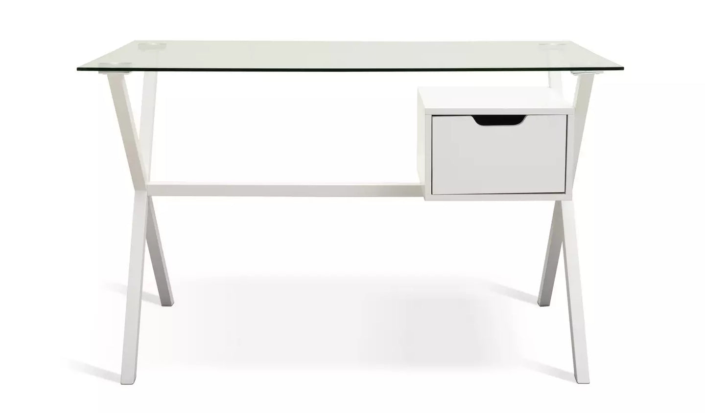 Habitat Dria 1 Drawer Office Desk - White